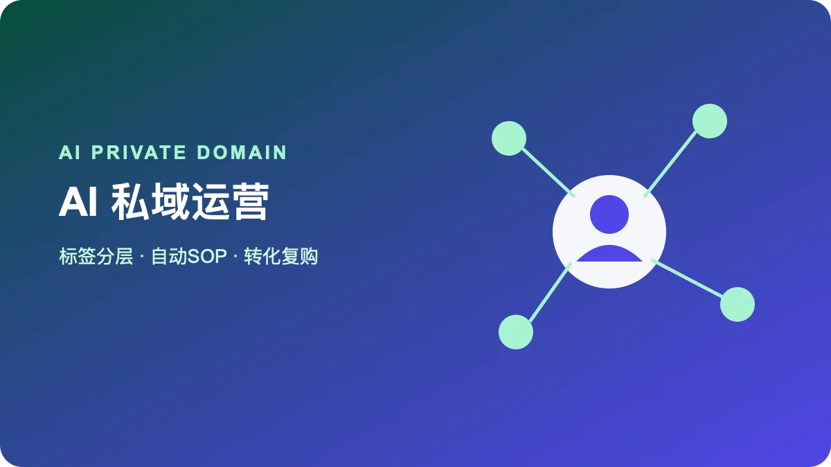 AI私域运营：从加粉到成交的全链路智能转化