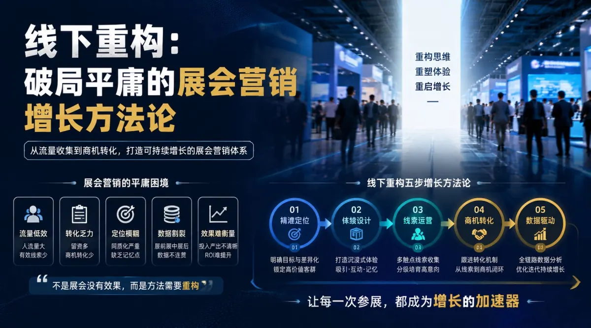 线下重构：破局平庸的展会营销增长方法论